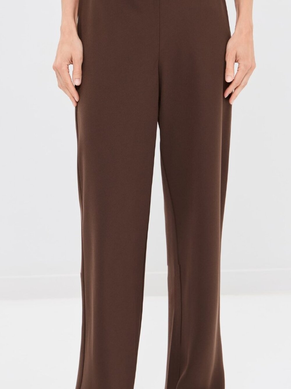Reformation Petites Gale Mid Rise Bias Pants - Cafe - Size XS